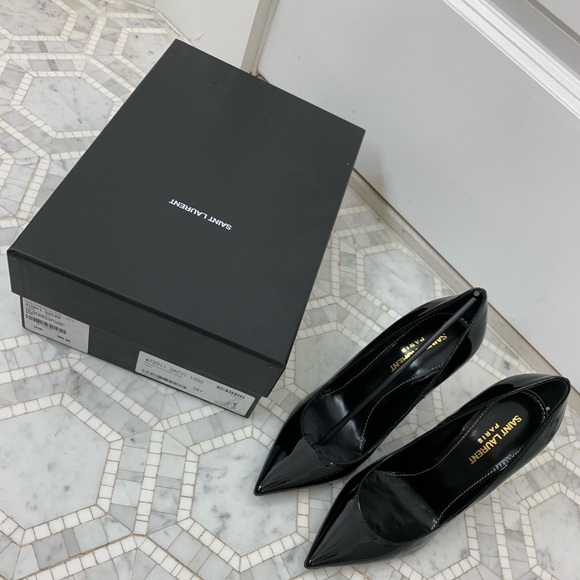 NEW Saint Laurent Opyum Black pumps box & dustbag - Picture 5 of 6